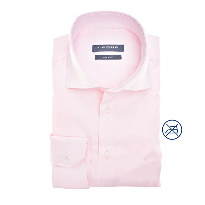 Ledûb Rose Blush Elegance Overhemd Licht Roze