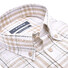 Ledûb Sandy Checkered Classic Overhemd Licht Bruin