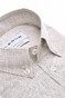 Ledûb Short Sleeve Button-Down Easy Care Cotton Overhemd Zand