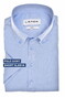 Ledûb Short Sleeve Button-Down Jersey Colored Buttons Polo Licht Blauw