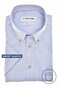 Ledûb Short Sleeve Button-Down Non-Iron Cotton Overhemd Licht Blauw