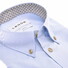 Ledûb Short Sleeve Subtle Details Cotton Stretch Shirt Light Blue-Sand