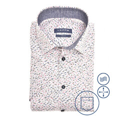 Ledûb Sketch Fantasy Semi-Spread Modern Fit Shirt Pink