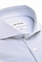Ledûb Slim Active Stretch Piqué Wide-Spread Collar Overhemd Licht Blauw