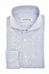 Ledûb Slim Active Stretch Piqué Wide-Spread Collar Overhemd Licht Blauw