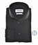 Ledûb Slim Active Stretch Solid Color Overhemd Zwart