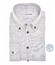 Ledûb Slim Oxford Button-Down Vertical Stripe Overhemd Licht Grijs
