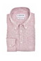 Ledûb Slim Oxford Stripe Button-Down Overhemd Donker Rood