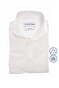 Ledûb Slim Solid Color Cotton Stretch Overhemd Wit