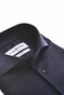 Ledûb Slim Solid Color Jersey Cotton Stretch Overhemd Blauw