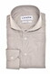 Ledûb Slim Uni Color Cotton Jersey Cutaway Collar Overhemd Licht Grijs