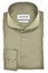 Ledûb Slim Uni Color Cotton Jersey Cutaway Collar Overhemd Licht Groen