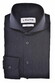 Ledûb Slim Uni Color Cotton Jersey Cutaway Collar Overhemd Navy