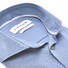 Ledûb Slim Uni Color Cotton Tricot Overhemd Midden Blauw