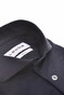Ledûb Solid Color Actice Stretch Piqué Overhemd Navy