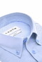 Ledûb Solid Color Button Down Cotton Jersey Tone-on-Tone Buttons Polo Licht Blauw