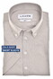 Ledûb Solid Color Button Down Cotton Jersey Tone-on-Tone Buttons Polo Licht Grijs