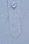 Ledûb Solid Color Button Down Cotton Jersey Tone-on-Tone Buttons Polo Midden Blauw