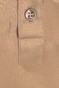 Ledûb Solid Color Button Down Cotton Jersey Tone-on-Tone Buttons Polo Midden Bruin