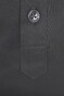 Ledûb Solid Color Button Down Cotton Jersey Tone-on-Tone Buttons Polo Zwart
