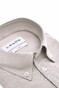 Ledûb Solid Color Button Down Cotton Jersey Tone-on-Tone Buttons Poloshirt Light Grey