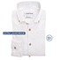 Ledûb Solid Color Cotton-Linnen Blend Button-Down Extra Long Sleeve Overhemd Wit