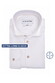 Ledûb Solid Color Four Way Stretch Overhemd Wit