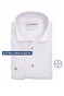 Ledûb Solid Color Four Way Stretch Overhemd Wit