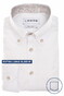 Ledûb Solid Color Oxford Subtle Contrast Details Extra Long Sleeve 7 Shirt White-Sand