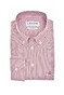 Ledûb Striped Button-Down Pure Cotton Overhemd Donker Rood