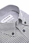 Ledûb Striped Button-Down Pure Cotton Overhemd Navy