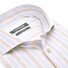 Ledûb Striped Pure Cotton Cutaway Collar Overhemd Lichtblauw-Beige