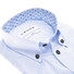 Ledûb Subtle Stretch Uni Color Short Sleeve Overhemd Licht Blauw