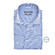 Ledûb Subtle Texture Overhemd Midden Blauw