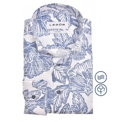 Ledûb Tropical Breeze Overhemd Blauw