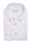 Ledûb Uni Color 4-Way Stretch Button-Down Overhemd Wit-Zand