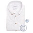 Ledûb Uni Color Button-Down Linnen Blend Short Sleeve Overhemd Wit
