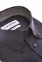 Ledûb Uni Color Button-Down Subtle Contrast Overhemd Navy