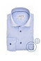 Ledûb Uni Color Cotton Stretch Overhemd Licht Blauw