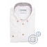 Ledûb Uni Color Cotton Stretch Overhemd Wit-Zand