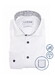 Ledûb Uni Color Pure Cotton Non-Iron Overhemd Wit-Bruin