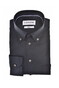 Ledûb Uni Color Subtle Contrast Button-Down Cotton Stretch Shirt Navy