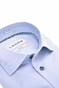Ledûb Uni Color Subtle Cotton Stretch Extra Lange Mouw Overhemd Licht Blauw