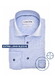 Ledûb Uni Color Subtle Cotton Stretch Extra Lange Mouw Overhemd Licht Blauw