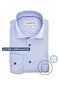 Ledûb Uni Color Subtle Cotton Stretch Extra Lange Mouw Overhemd Licht Blauw