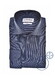 Ledûb Uni Color Wide Spread Stretch Overhemd Donker Blauw