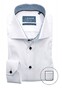 Ledûb Uni Multi Dotted Contrast Overhemd Wit