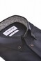Ledûb Urban Contrast Collar Overhemd Donker Blauw