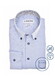 Ledûb Urban Contrast Collar Overhemd Lichtblauw-Bruin
