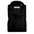 Ledûb Wide Spread Slim Fit Overhemd Zwart